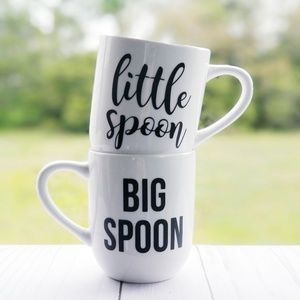 Big Spoon Little Spoon mug set